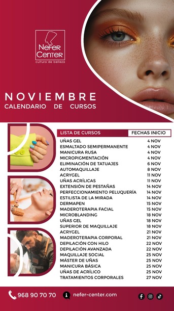 CALENDARIO CURSOS NOVIEMBRE