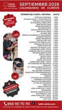 CALENDARIO CURSOS SEPTIEMBRE 2026
