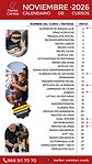 CALENDARIO CURSOS NOVIEMBRE 2026